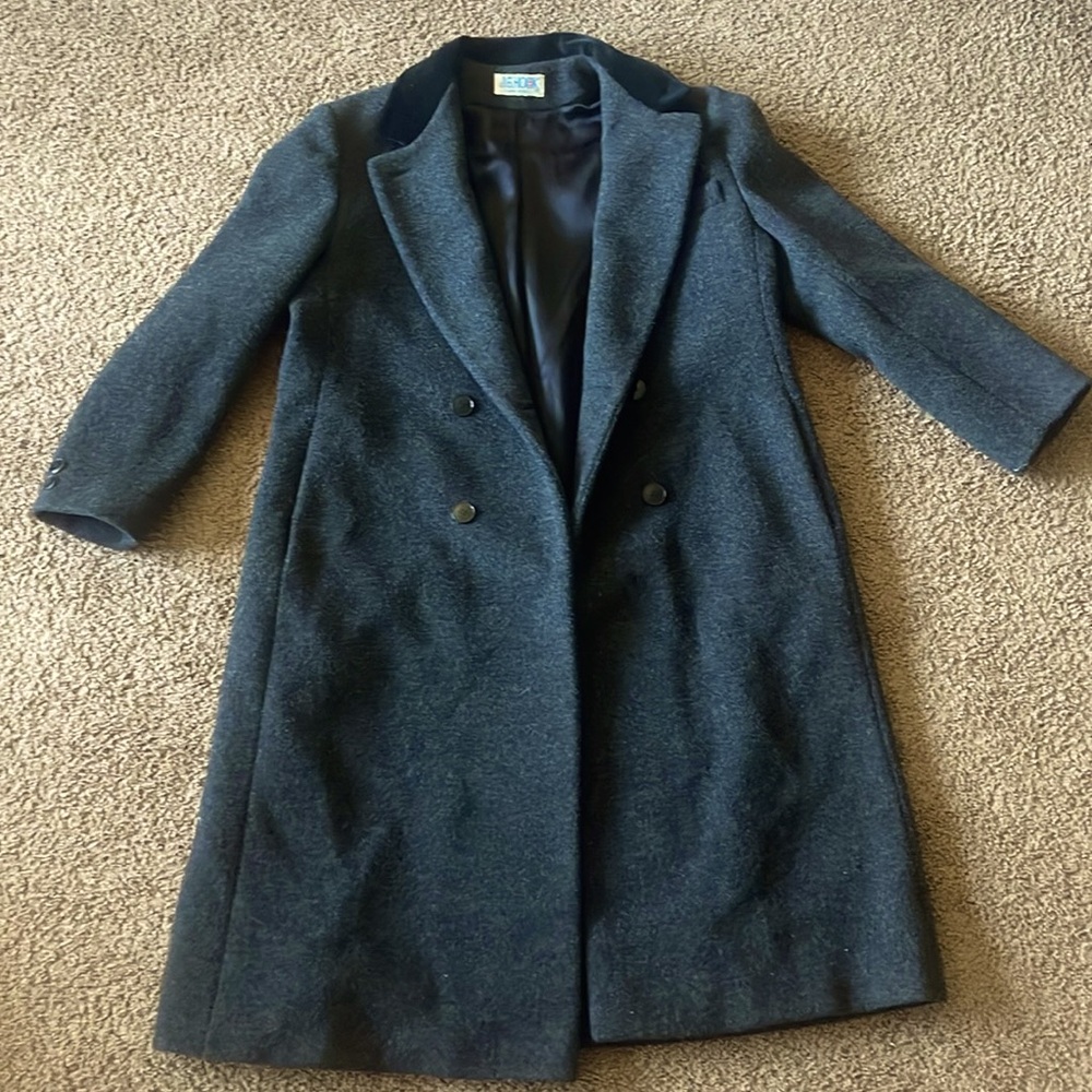 J G Hook Pure Wool Trench Coat